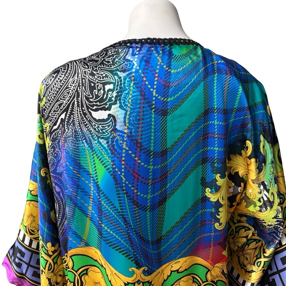 NWT, Sauvage Swim Silk Kimono, One Size - Picture 11 of 13